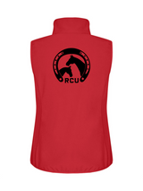 Clique CLASSIC SOFTSHELL VEST - Damen - rot - Reitclub Ulrichshof e.V.