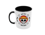 Tasse Comic Motivtasse One Piece rot Tasse mit Spruch "One Piece - One Day"