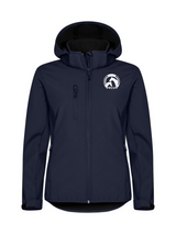 Clique CLASSIC SOFTSHELL HOODY - Damen - blau - Reitclub Ulrichshof e.V.