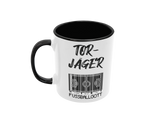 Tasse Sport oder Fan Tasse Fussball Fußballgott "Torjäger"