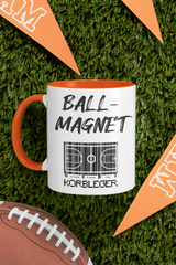 Tasse Sport oder Fan Tasse Basketball Korbleger "Ballmagnet"