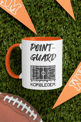 Tasse Sport oder Fan Tasse Basketball Korbleger "Pointguard"