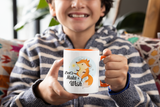 Tasse Kindertasse Fuchs Tasse mit Spruch "Make A Wish"