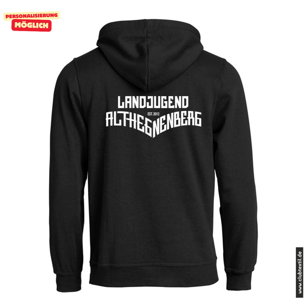 Clique BASIC-HOODY - Kinder - schwarz - Landjugend Althegnenberg e.V.