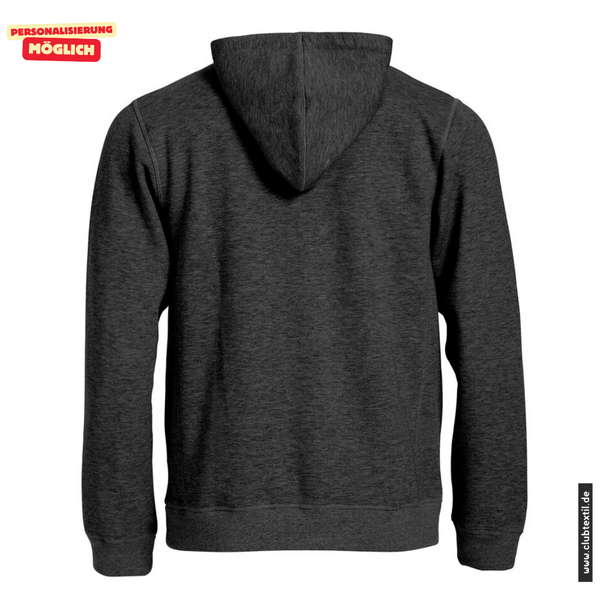 Clique CLASSIC-HOODY - Erwachsene - Anthracite Melange - VFD e.V. - Bleibach