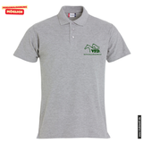 Clique Basic POLO - Herren - Grey Melange - VFD Marktgräflerland