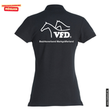 Clique Basic POLO - Damen - Black - VFD Marktgräflerland