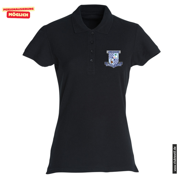 Clique POLO - Damen - schwarz - Landjugend Althegnenberg e.V.
