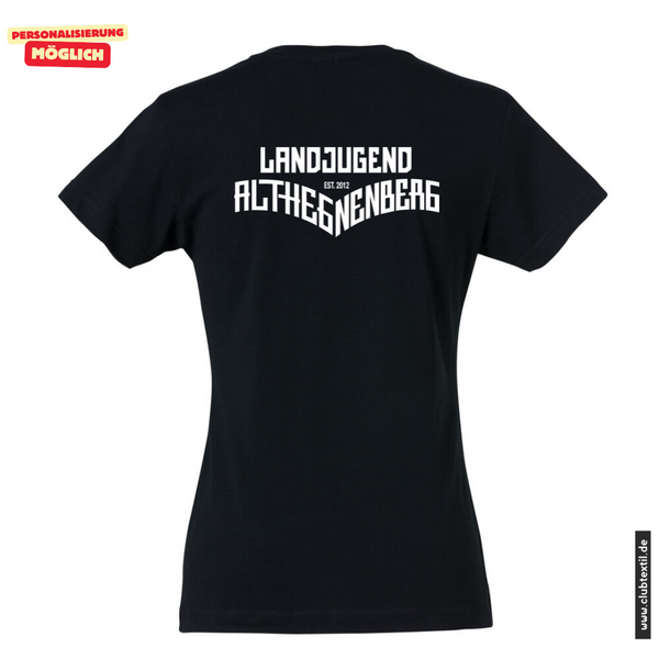 Clique BASIC-T - Damen - schwarz - Landjugend Althegnenberg e.V.
