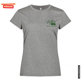 Clique Basic-T - Damen - Grey Melange - VFD e.V. - Marktgräflerland