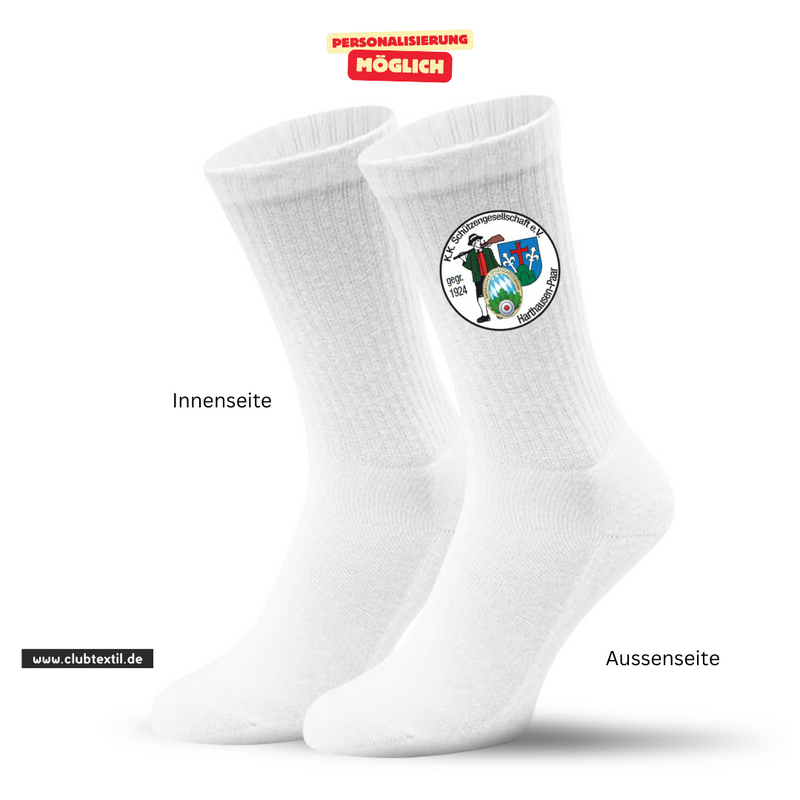 CT Tennissocken KK Harthausen - weiß/weiß/bunt