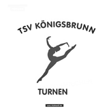 Daiber Schlauchschal - schwarzgrau meliert - TSV Königsbrunn Damen Turnen Logo 2