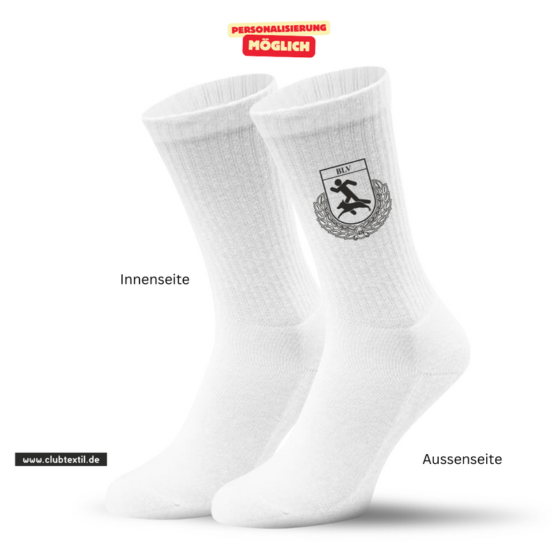 CT Tennissocken BLV-Hundesport e.V. - weiß/weiß/schwarz