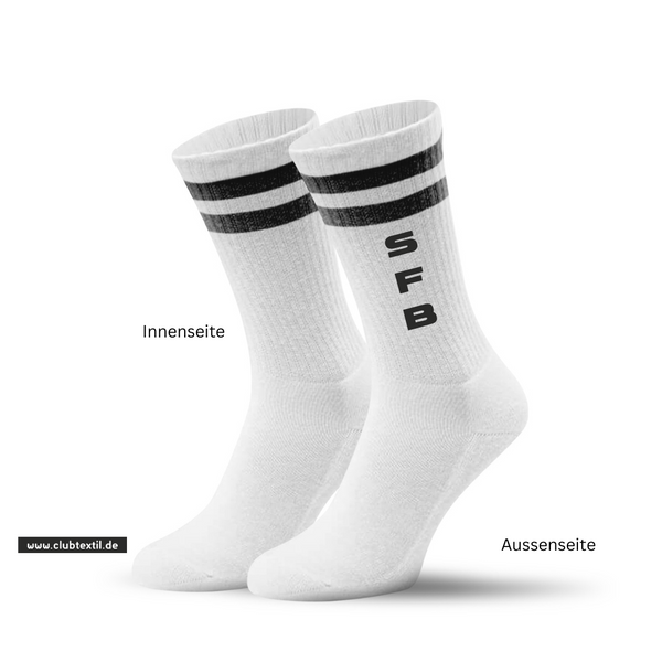 CT Tennissocken SF Bachern e.V. - schwarz/weiß/schwarz