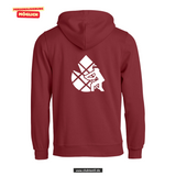 Clique BASIC Hoody - Unisex - bordeaux - V 2 - Feuerwehrverband Augsburg