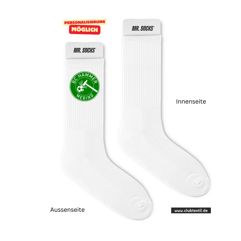 CT Tennissocken BC Hammer - weiß/weiß/grün