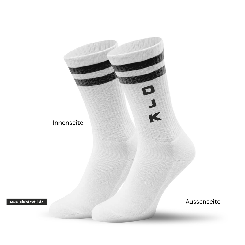 CT Tennissocken - schwarz/weiß - DJK Friedberg