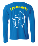 Clique BASIC-T L/S Herren - royalblau - FSV Bogensport Inningen