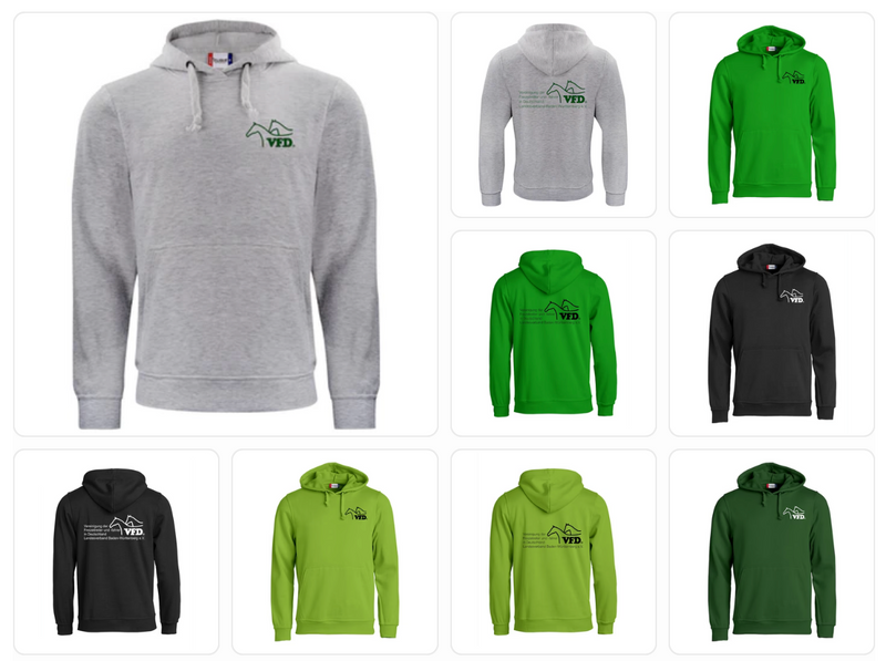 Clique BASIC HOODY Kinder - VFD e.V. - Baden-Württemberg - Druck beidseitig