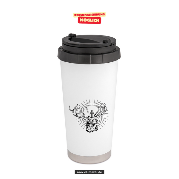 CT CoffeeToGo Becher - weiß - SG Hubertus Oberschweinbach