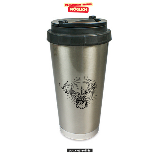 CT CoffeeToGo Becher - silber - SG Hubertus Oberschweinbach