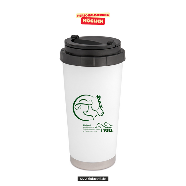 CT CoffeeToGo Becher - weiß - VFD e.V. - Bleibach
