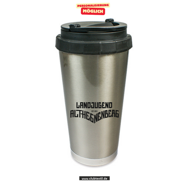 CT CoffeeToGo Becher - silber - Landjugend Althegnenberg e.V.