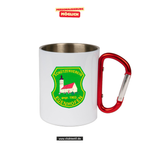 CT Edelstahl-Tasse mit Karabiner Trek - weiß - SV Egenhofen