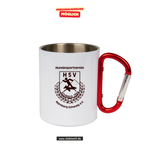 CT Edelstahl-Tasse mit Karabiner Trek - weiß - HSV Nürnberg-Schwaig e.V.