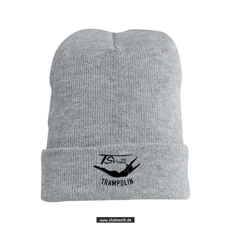 Clique Strickmütze - grau - TSV 1862 Friedberg e.V. - Trampolin