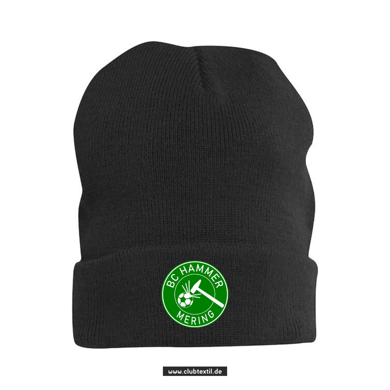 Clique Strickmütze - schwarz -  BC Hammer Mering