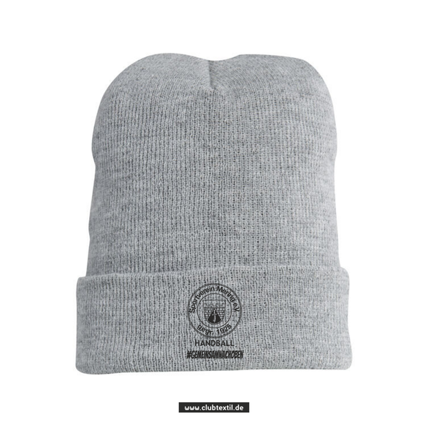Clique Strickmütze - grau -SV Mering Handball