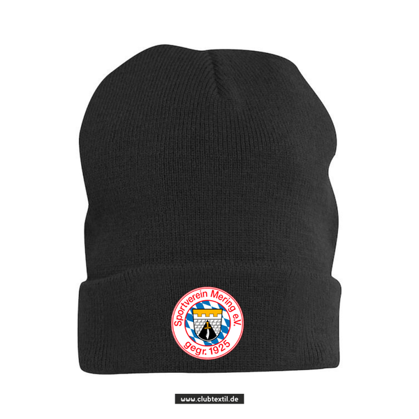 Clique Strickmütze - schwarz - SV Mering e.V.