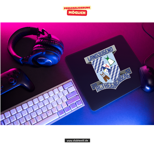 CT Mousepad - schwarz - Landjugend Althegnenberg e.V.