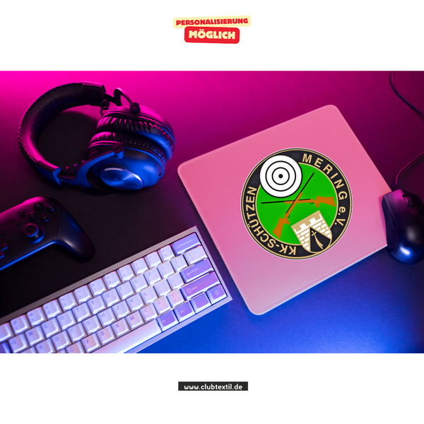CT Mousepad - rosa - KK-Schützen Mering e.V.