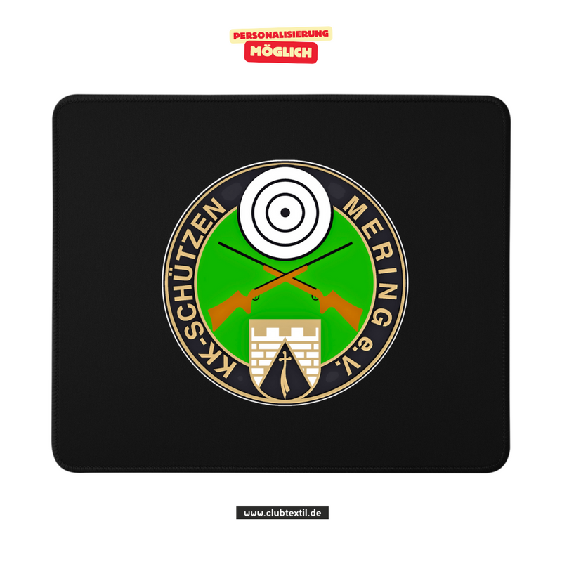 CT Mousepad - schwarz - KK-Schützen Mering e.V.