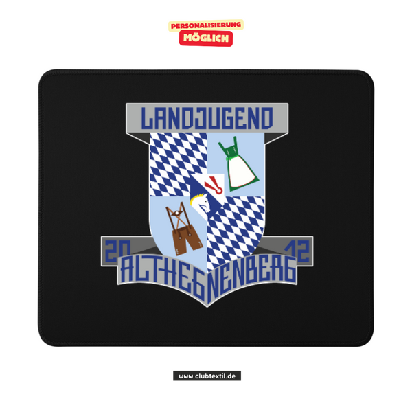 CT Mousepad - schwarz - Landjugend Althegnenberg e.V.