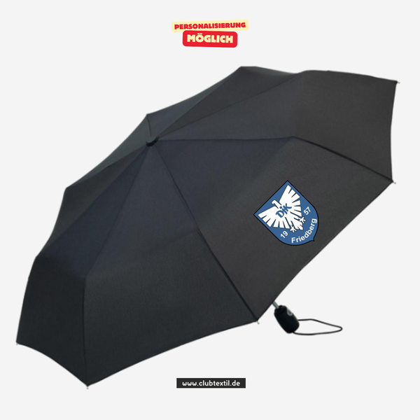 FARE Mini-Taschenschirm - schwarz - DJK Friedberg