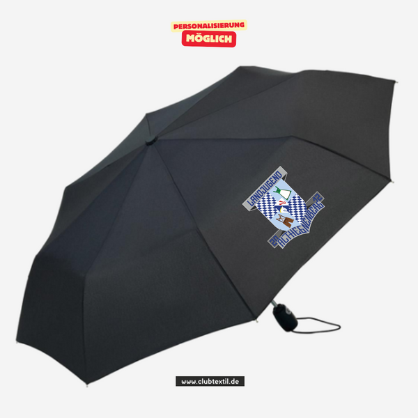 FARE Mini-Taschenschirm - schwarz - Landjugend Althegnenberg e.V.