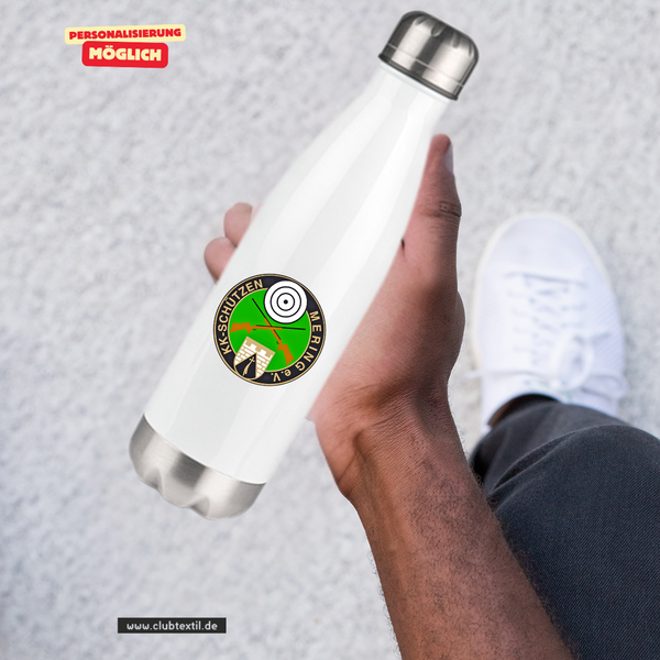 CT Thermosflasche - weiß - KK-Schützen Mering e.V.