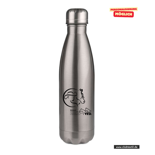 CT Thermosflasche - silber - VFD e.V. - Bleibach