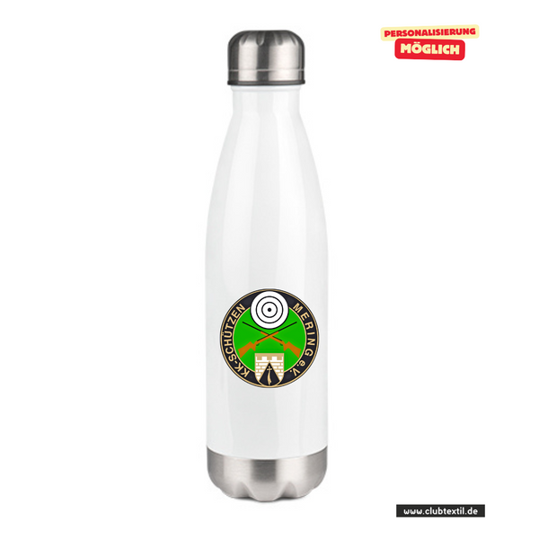 CT Thermosflasche - weiß - KK-Schützen Mering e.V.