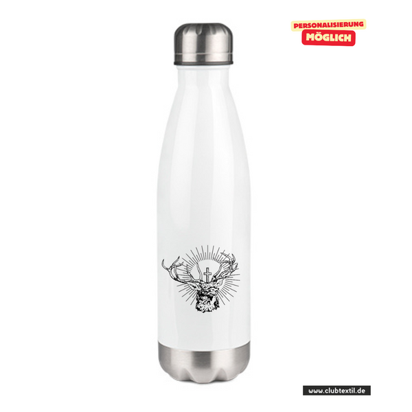 CT Thermosflasche - weiß - SG Hubertus Oberschweinbach