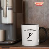 CT Tasse - schwarz - TSV Königsbrunn Männer Turnen Logo 2