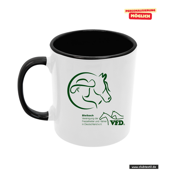 CT Tasse - schwarz - VFD e.V. - Bleibach