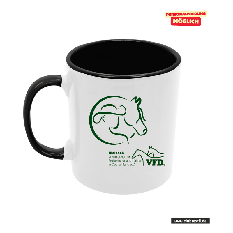 CT Tasse - schwarz - VFD e.V. - Bleibach