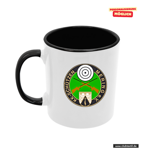 CT Tasse - schwarz - KK-Schützen Mering e.V.