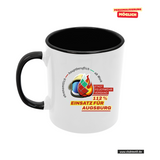 CT Tasse - schwarz - Feuerwehrverband Augsburg