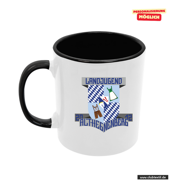 CT Tasse - schwarz - Landjugend Althegnenberg e.V.