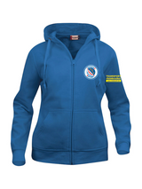Clique BASIC Hoody Full zip Damen - royalblau - FSV Bogensport Inningen